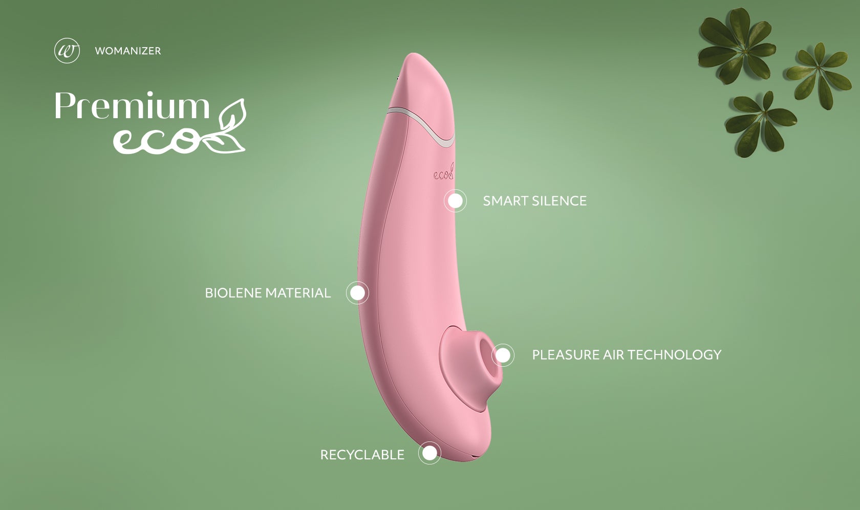 Womanizer PREMIUM eco clit vibrator | Sustainable materials